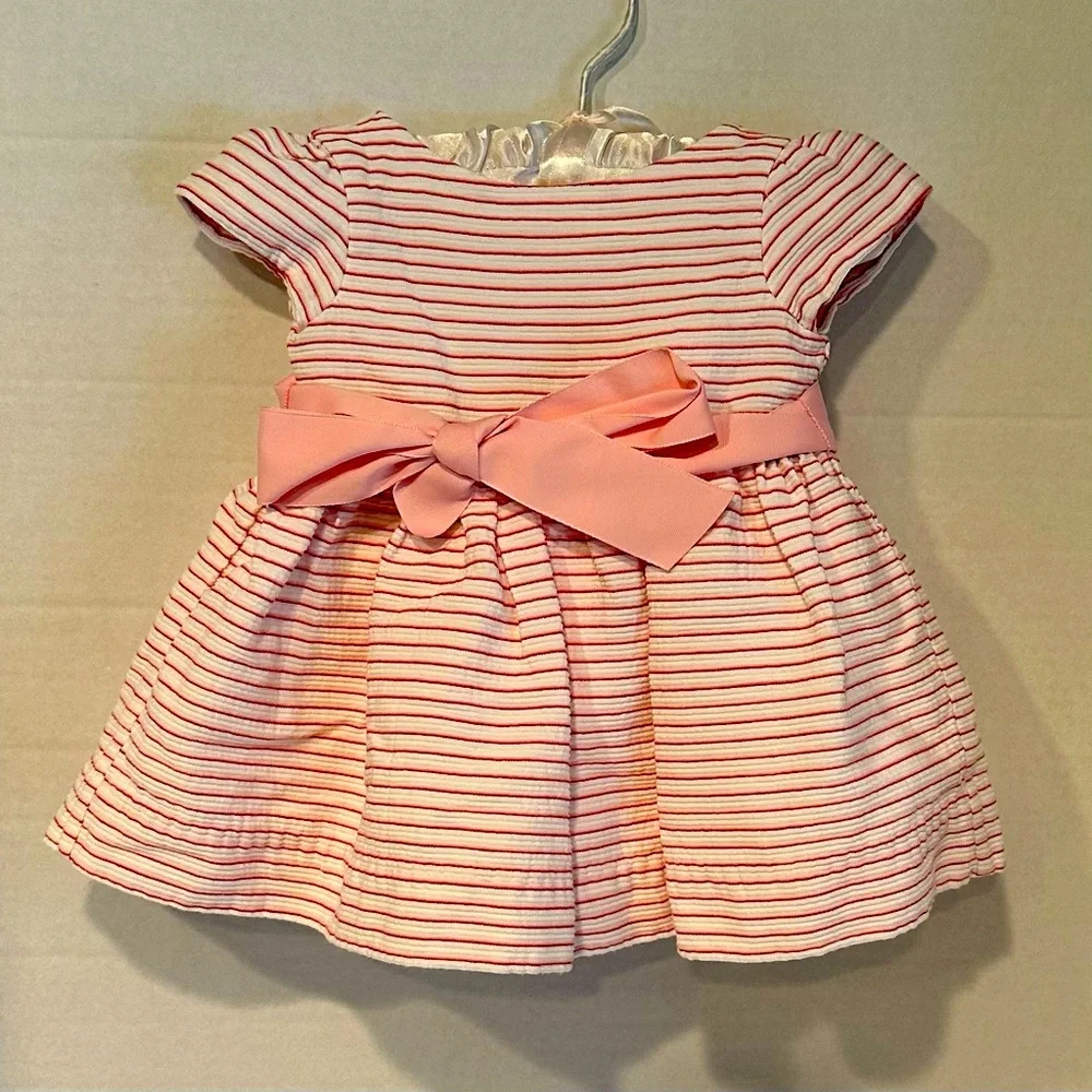 Ralph Lauren Cap Sleeved 3M Baby Girl Dress & Carter’s Bloomers! Pink & …